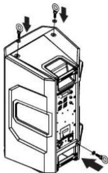 ELECTRO-VOICE ELX20015P - Installation des anneaux de levage - 2