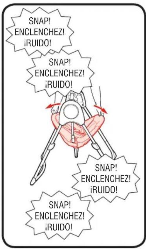 GRACO Slim Spaces - 4-A Using swing · Utilisation de la balançoné · Para utiliser el columpio - 1