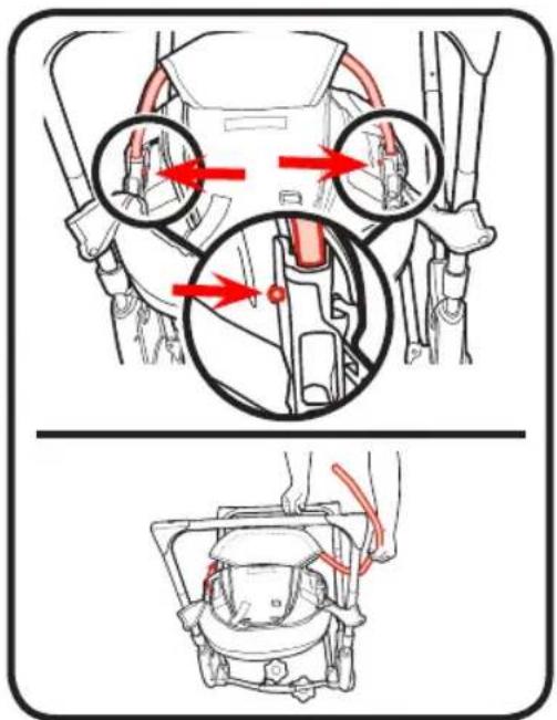 GRACO Slim Spaces - - Como sacar la almohadilla del asiento - 2