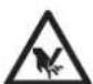 FLORABEST FBK 4 A1 - Explanation of the symbols on the hedge trimmer: - 3