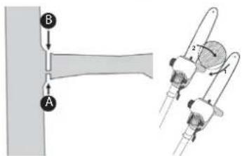 FLORABEST FBK 4 A1 - Sawing off larger branches - 1