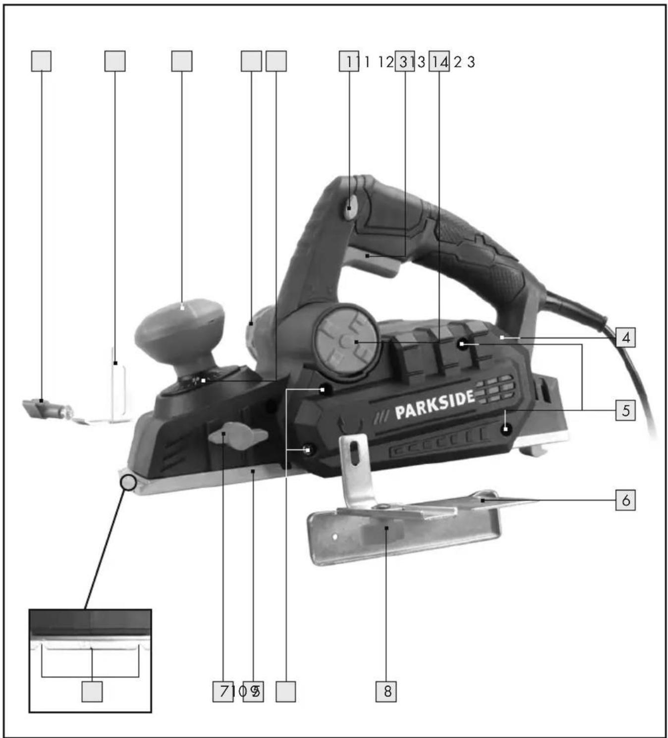 PARKSIDE PEH 30 B2 - ELEKTROHOBEL - 1