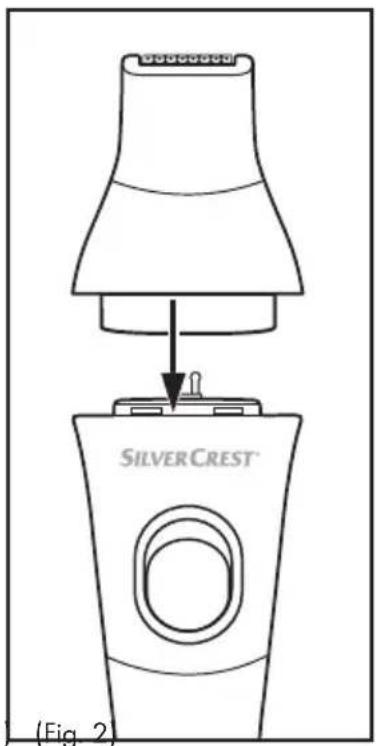 SILVERCREST SBT 3.6 D2 - Applicazione e rimozione degli accessori - 1