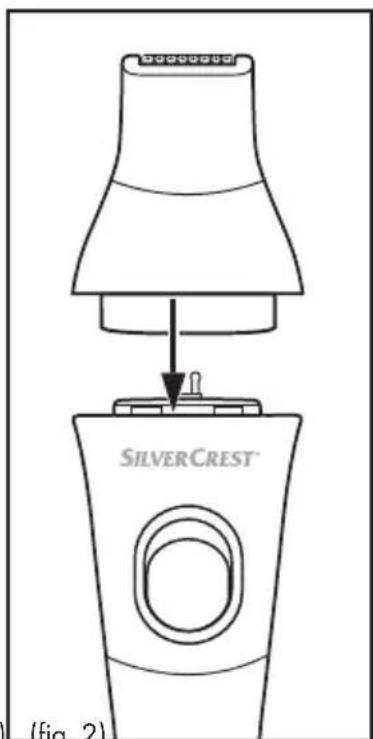 SILVERCREST SBT 3.6 D2 - Mettre les embouts en place et les retirer - 1