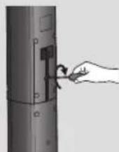 SAMSUNG HTE3550 - Installing the Speakers on the Tallboy Stand - 5