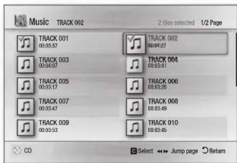 SAMSUNG HTE3550 - Creating a Music Playlist - 1