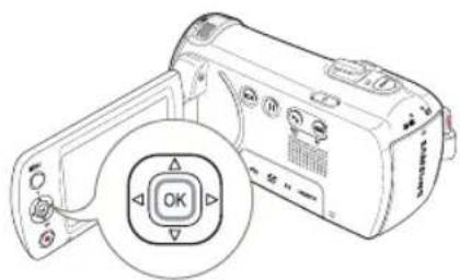 SAMSUNG HMXF900BP - 使用捷徑選單（確定指南） - 1
