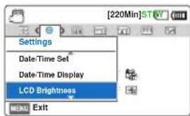 SAMSUNG HMXF900BP - LCD Brightness - 1