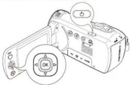 SAMSUNG HMXF900BP - 首次設定日期/時間 - 1