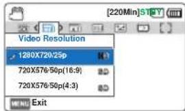 SAMSUNG HMXF900BP - 操作選單 - 3