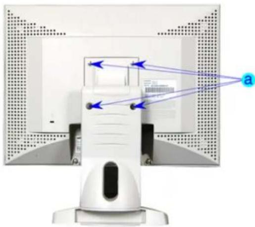 SAMSUNG SyncMaster 171N - Monter la base - 3