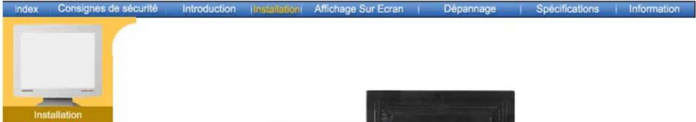 SAMSUNG SyncMaster 171N - (La configuration au dos du moniteur peut être différente d'un modèle à l'autre.) - 9