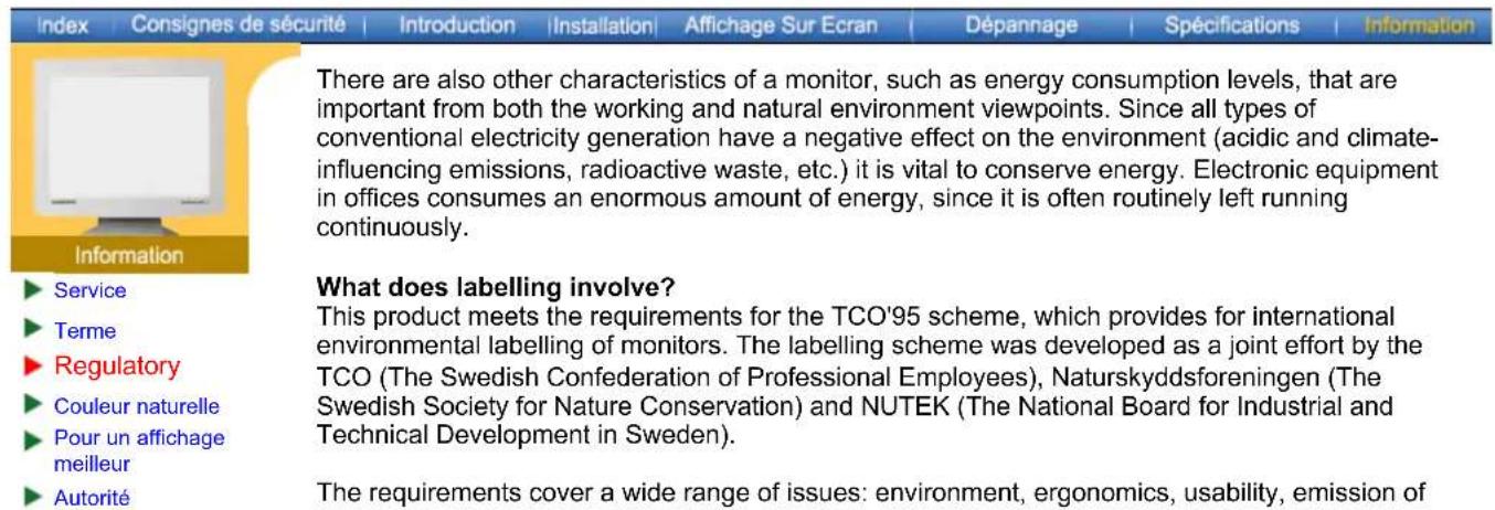 SAMSUNG SyncMaster 171N - Why do we have environmentally-labelled monitors? - 1