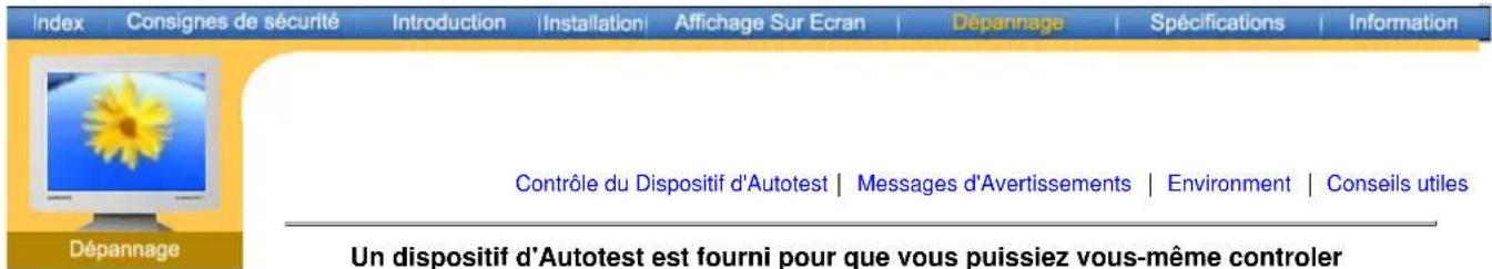 SAMSUNG SyncMaster 171N - Conseils utiles - 1