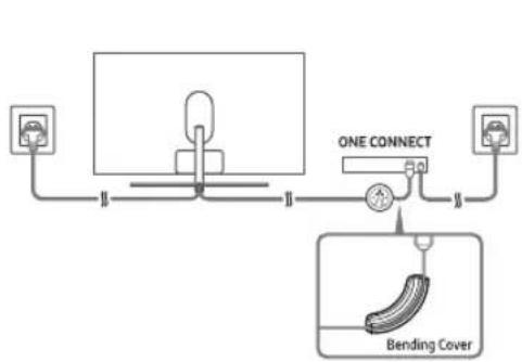 SAMSUNG QE65Q8CAMT - Television kytkeminen One Connectiin - 1