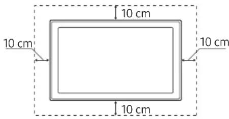 SAMSUNG QE65Q8CAMT - Ventilación adecuada del televisor - 2