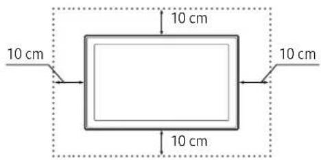SAMSUNG UE60KU6020K - Ventilation adaptée de votre téléviseur - 2