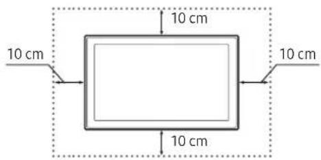 SAMSUNG UE60KU6020K - Providing proper ventilation for your TV - 2