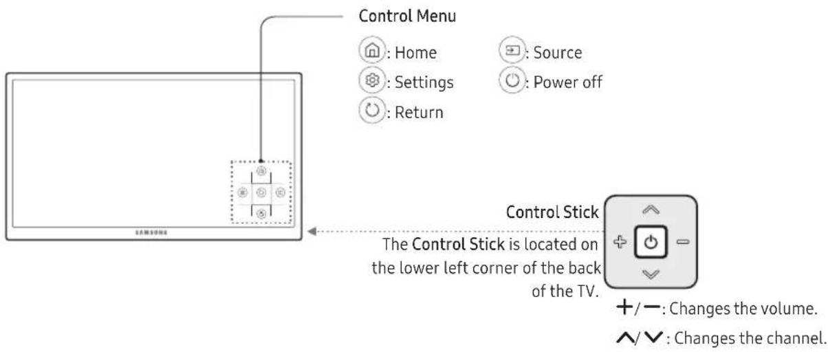 SAMSUNG UE60KU6020K - Using the TV Controller - 1