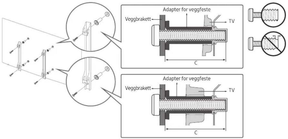 SAMSUNG UE43M5575AU - Feste TV-en pa en vegg - 2