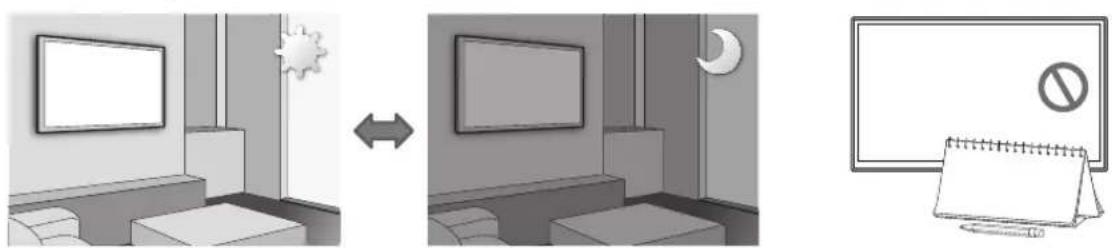 SAMSUNG UE43M5575AU - kosensor og skærmens lysstyrke - 1