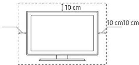 SAMSUNG UE43M5575AU - Providing proper ventilation for your TV - 1