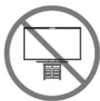 SAMSUNG UE43M5575AU - Précautions de sécurité : Fixer le téléviseur au mur pour éviter toute chute - 1