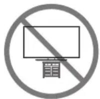 SAMSUNG UE43M5575AU - Sakerhetsforeskrifter: Fäst tv:n på vöggen für att undvika att den faller - 1