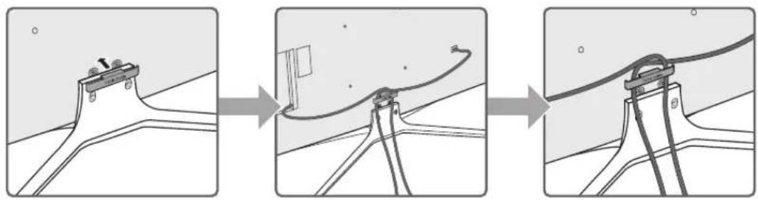 SAMSUNG UE43M5575AU - Johtojen järjestäminen johtopidikkeellä - 1