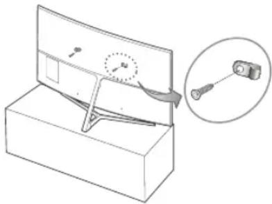 SAMSUNG UE49MU9005T - Preventing the TV from falling - 1