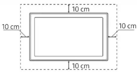 SAMSUNG UE49MU9005T - Providing proper ventilation for your TV - 2