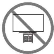 SAMSUNG UE49MU9005T - Precaução de segurança: Fixação do televisor à parede de modo a evitar quedas - 1