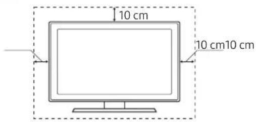 SAMSUNG UE49MU6455U - Tillhandahålla fullgod ventilation för din TV - 1