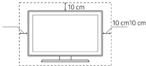 SAMSUNG UE65MU6195U - Television ilmankierron takaaminen - 1