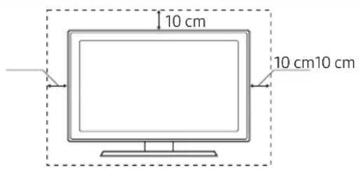 SAMSUNG UE55MU6275U - Providing proper ventilation for your TV - 1
