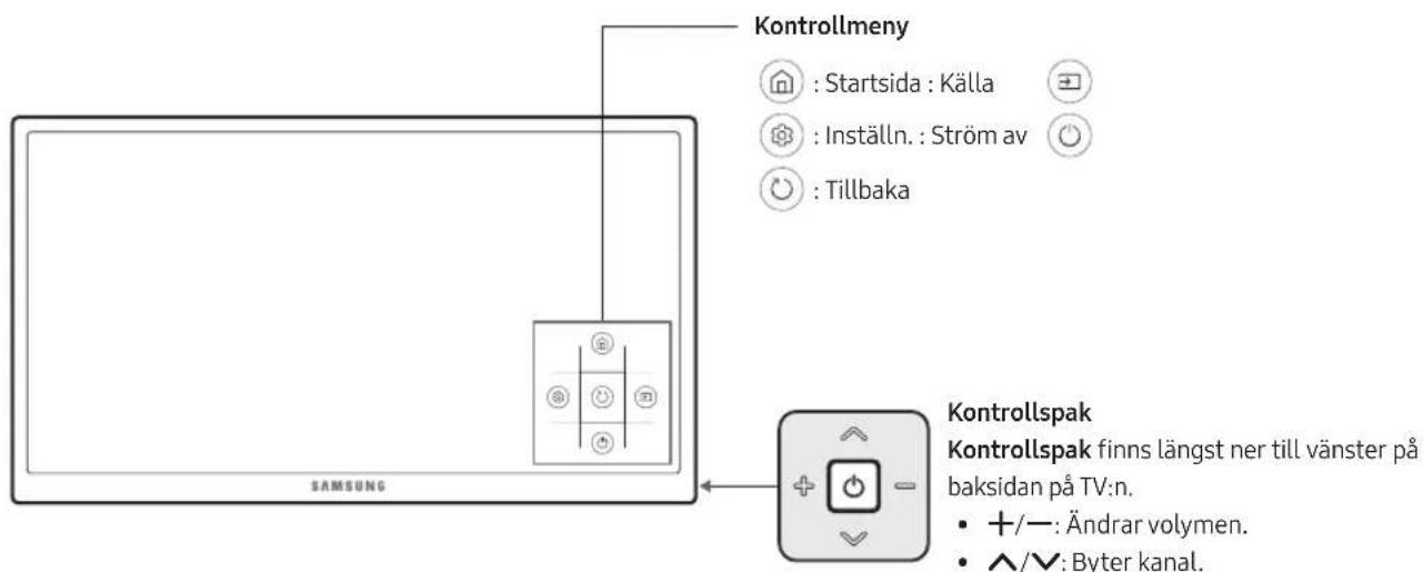 SAMSUNG UE55MU6275U - Använda tv:ns TV-kontroll - 1