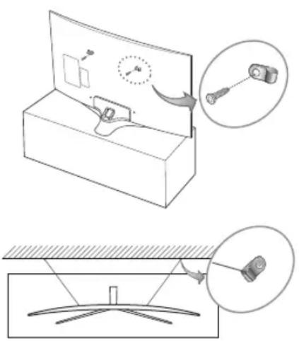 SAMSUNG UE55MU6275U - Conseils pour éviter toute chute du téléviseur - 1