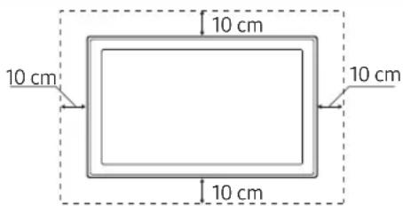 SAMSUNG UE55MU6275U - Ventilation adaptée de votre téléviseur - 2