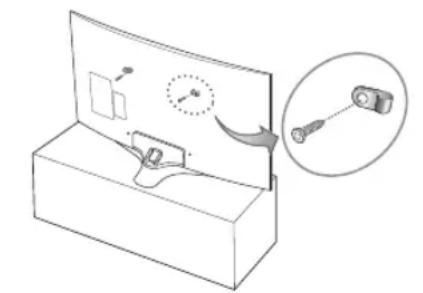 SAMSUNG UE55MU6275U - Preventing the TV from falling - 1
