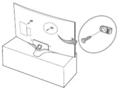 SAMSUNG UE55MU6275U - Hindra TV:n från att falla - 1