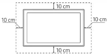 SAMSUNG UE55MU6275U - Providing proper ventilation for your TV - 2