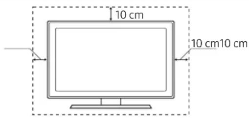 SAMSUNG UE55MU6275U - Television ilmankierron takaaminen - 1