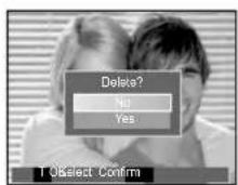 SAMSUNG D1070 - Playing back / Deleting images - 3