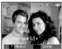 SAMSUNG D1070 - Playing back / Deleting images - 5