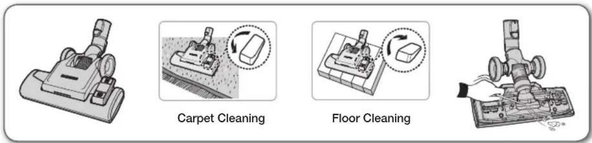 SAMSUNG SC21F60JD - 2-Step Brush - 1