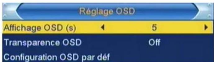 Lenson LT 7100 - Réglages OSD - 1