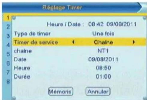 Lenson LT 7100 - Réglement timer - 3