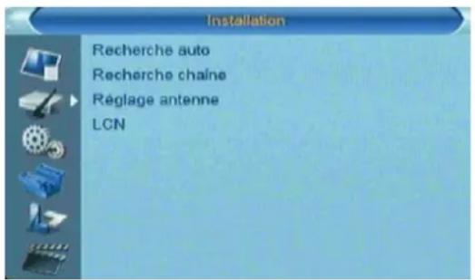 Lenson LT 7100 - Menu installation - 1