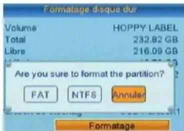 Lenson LT 7100 - Formatage disque dur - 2