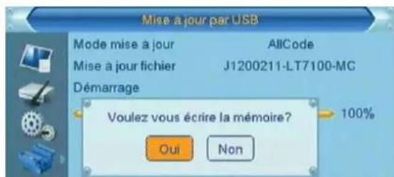 Lenson LT 7100 - Attention : une mise à jour logicielle effacera toutes les chaînes mémorisées et autres personnalisations mais pas les enregistrements faits sur un support externe. - 3